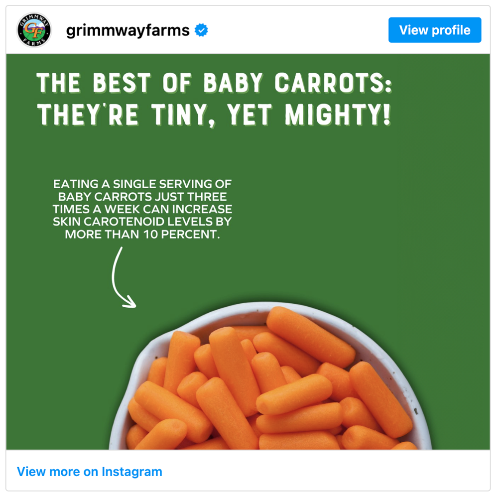 Get social with Grimmway Farms | August 21, 2025 5:00 AM