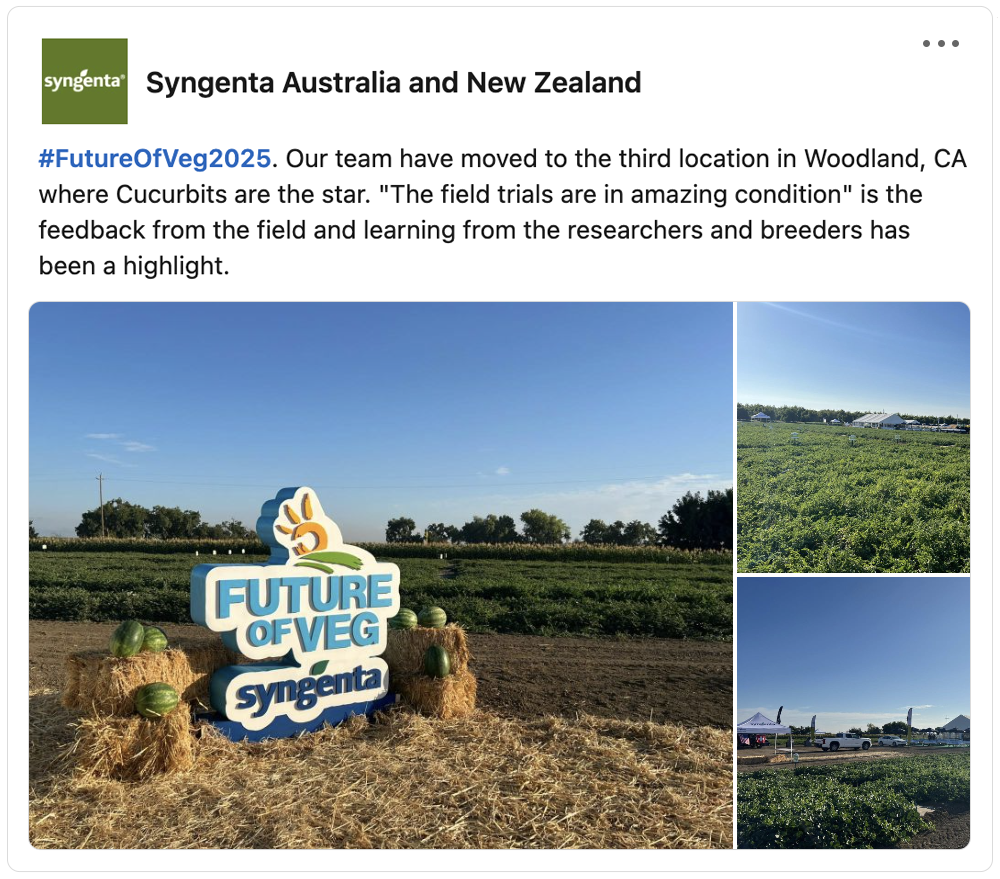 Get social with Syngenta Group | August 21, 2025 5:00 AM