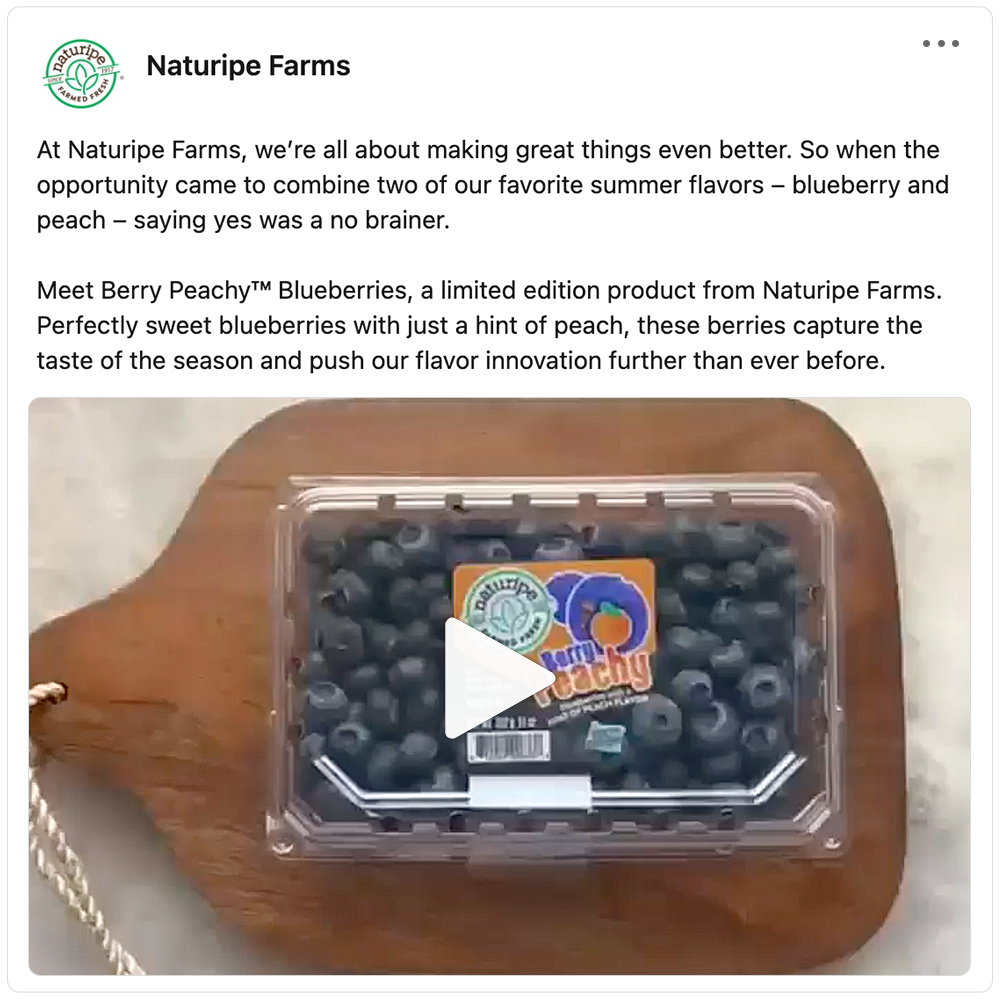 Get social with Naturipe | August 21, 2025 10:30 AM
