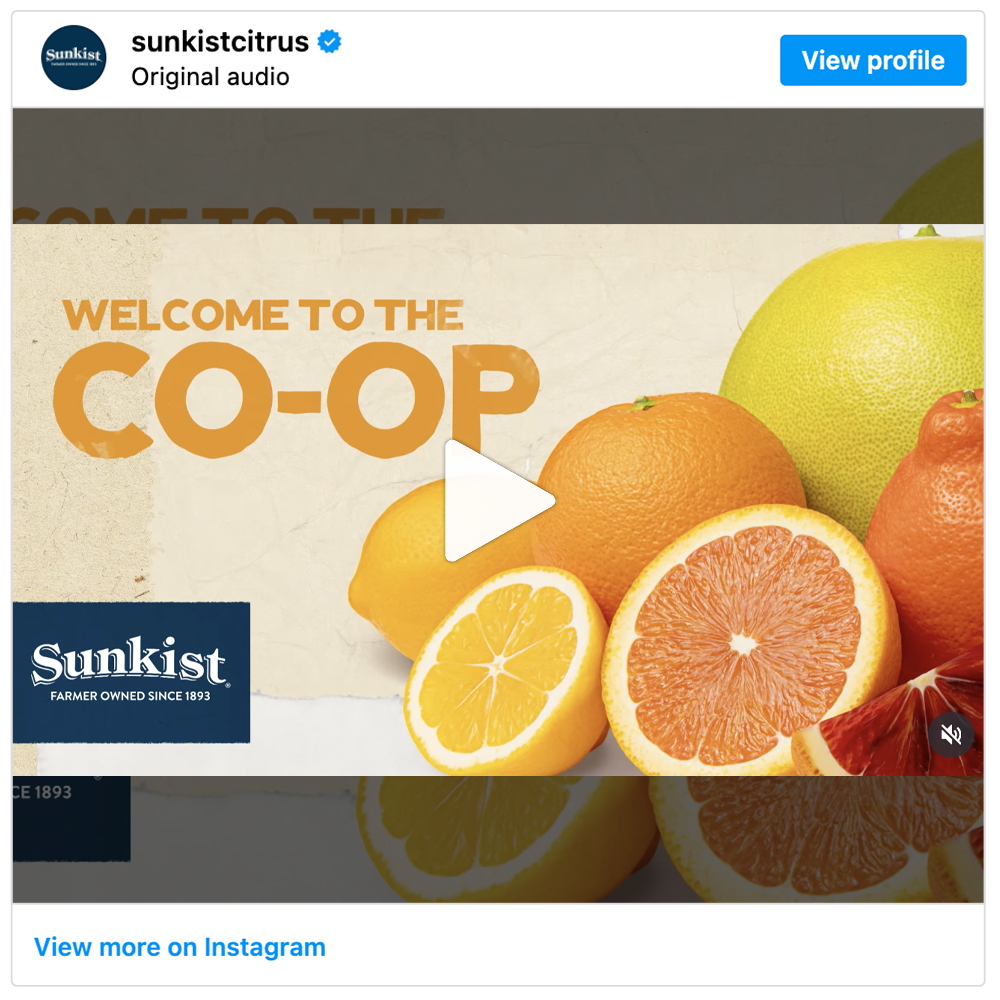 Get social with Sunkist Growers | August 22, 2025 10:30 AM
