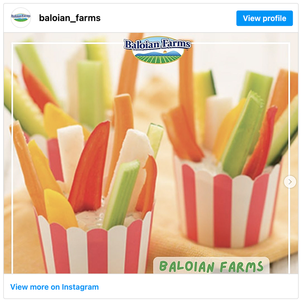 Get social with Baloian Farms | September 3, 2025 10:30 AM