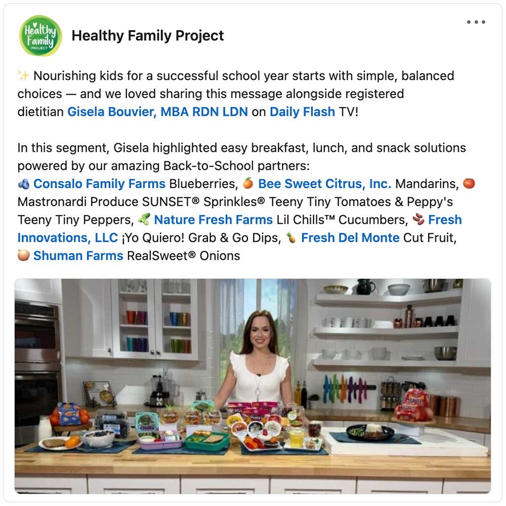 Get social with Healthy Family Project | September 5, 2025 10:30 AM
