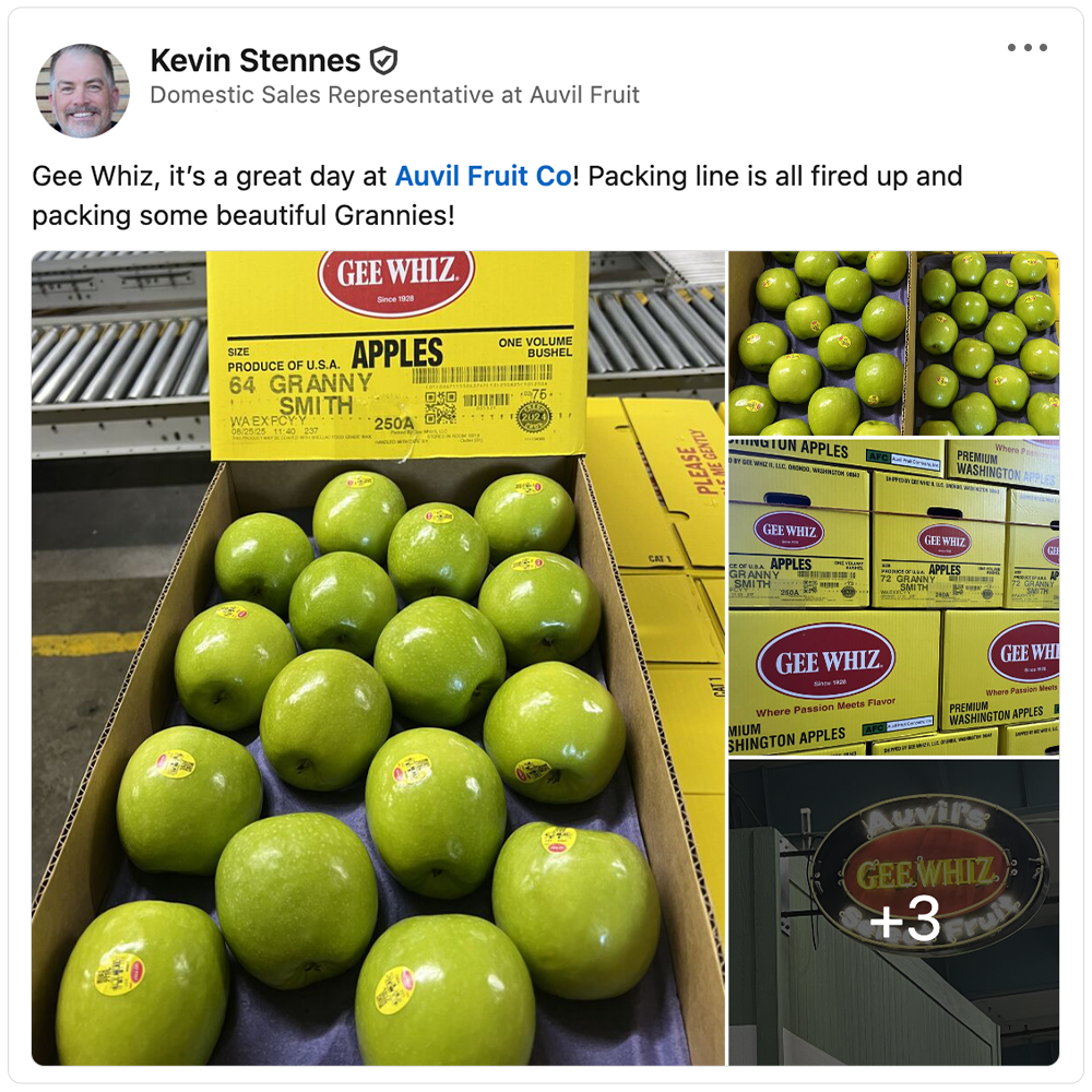 Get social with Auvil Fruit  | September 9, 2025 5:00 AM