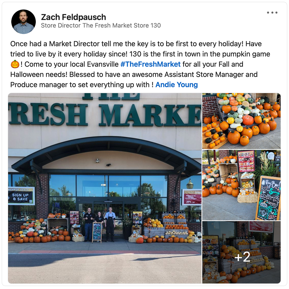 Get social with The Fresh Market | September 12, 2025 10:30 AM