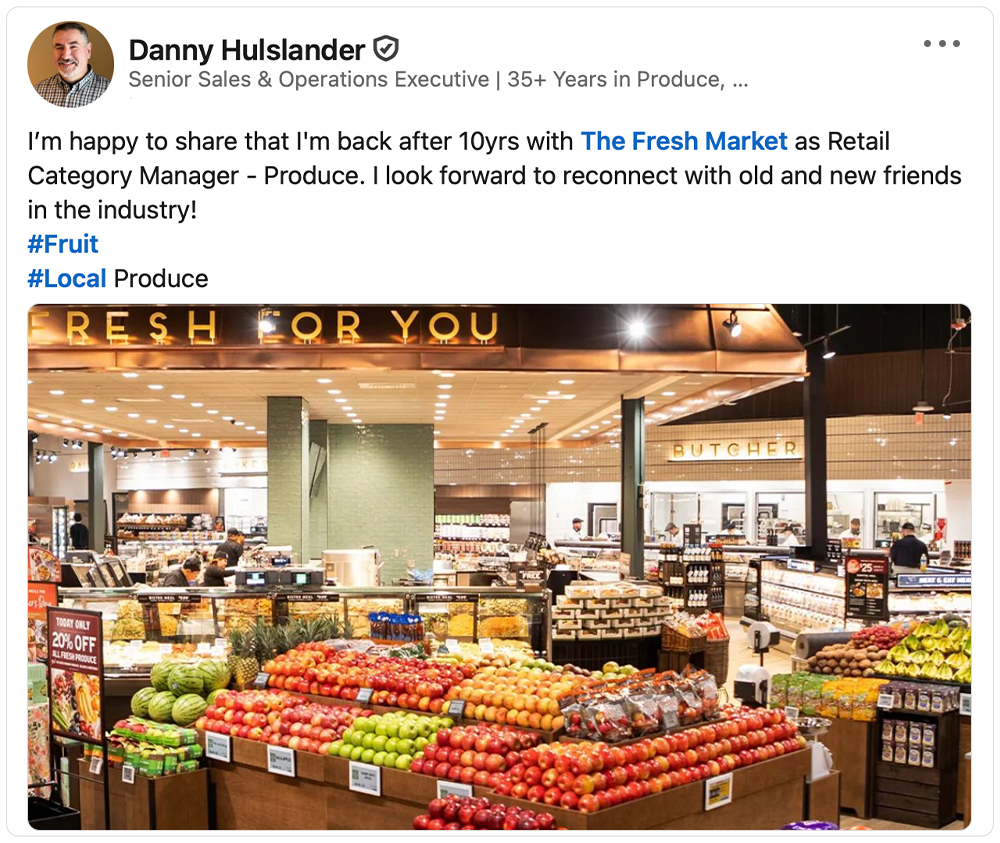 Get social with The Fresh Market | October 2, 2026 5:00 AM
