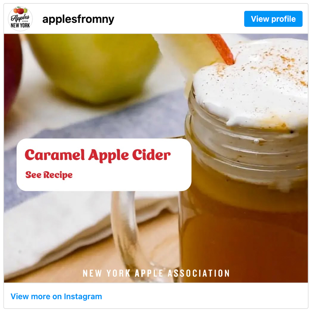 Get social with New York Apple Association  | October 14, 2025 10:30 AM