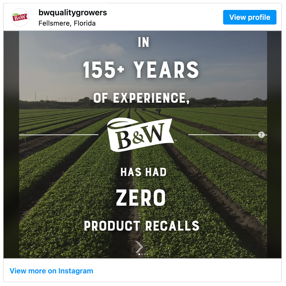 Get social with B&W Gourmet Farms | September 10, 2026 10:30 AM
