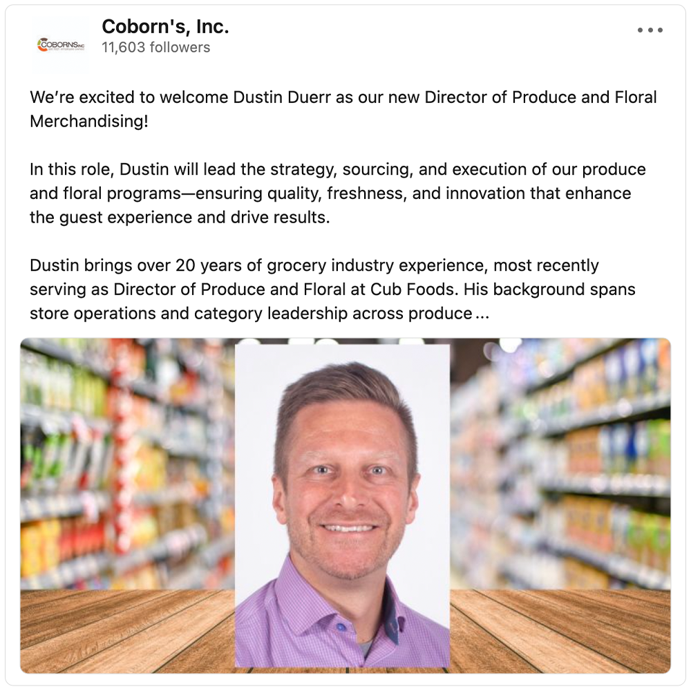 Get social with  Coborn’s | August 18, 2025 10:30 AM