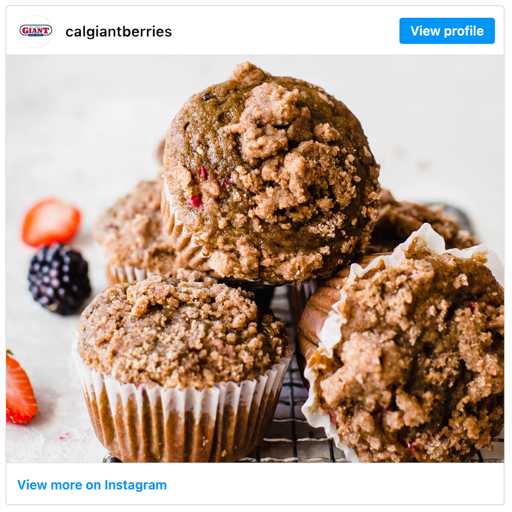 Get social with  California Giant Berry Farms (CalGiant) | October 16, 2026 10:30 AM