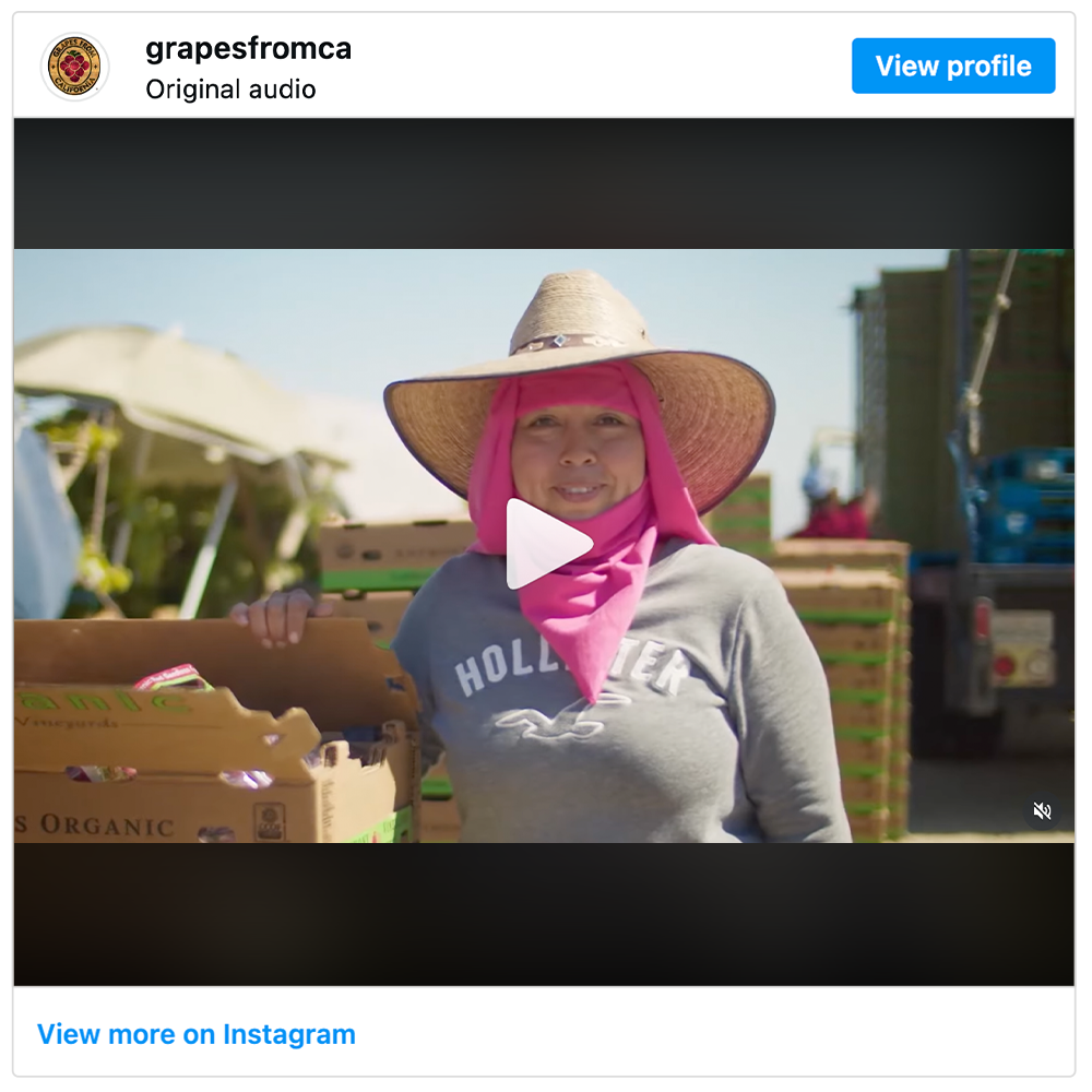 Get social with California Table Grape Commission (CTGC) | March 20, 2026 11:30 AM