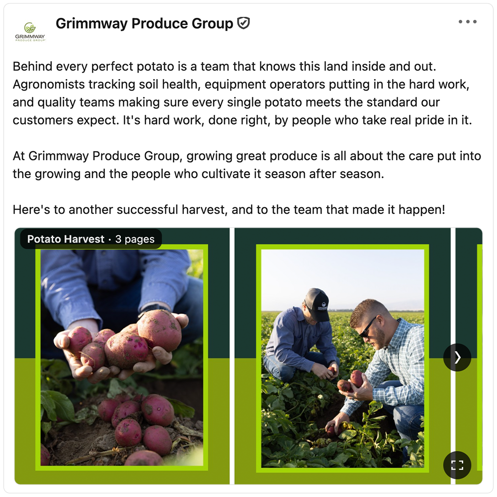 Get social with  Grimmway Farms | October 13, 2026 10:30 AM
