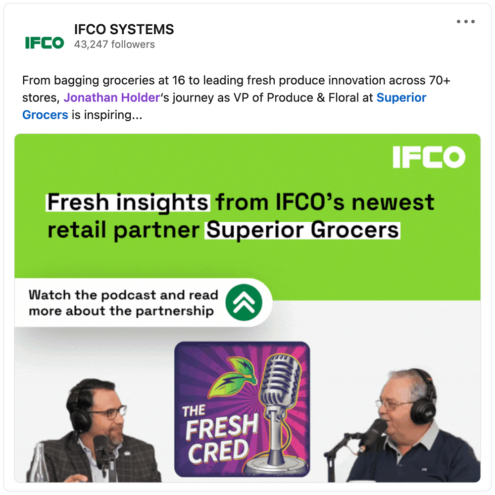 Get social with  IFCO | August 15, 2025 10:30 AM