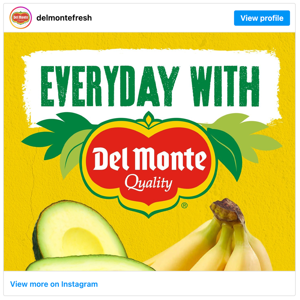 Get social with Del Monte Fresh | January 29, 2025 5:00 AM