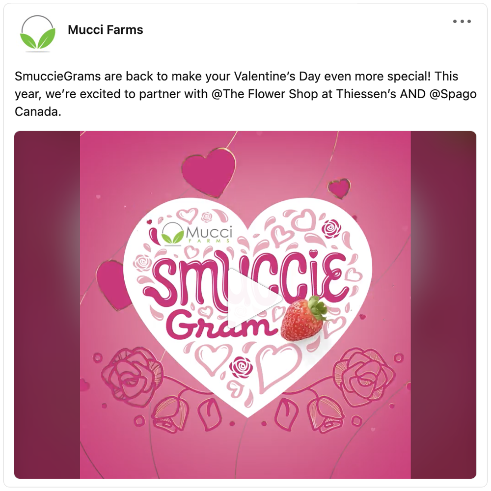 Get social with Mucci Farms | February 3, 2025 10:30 AM