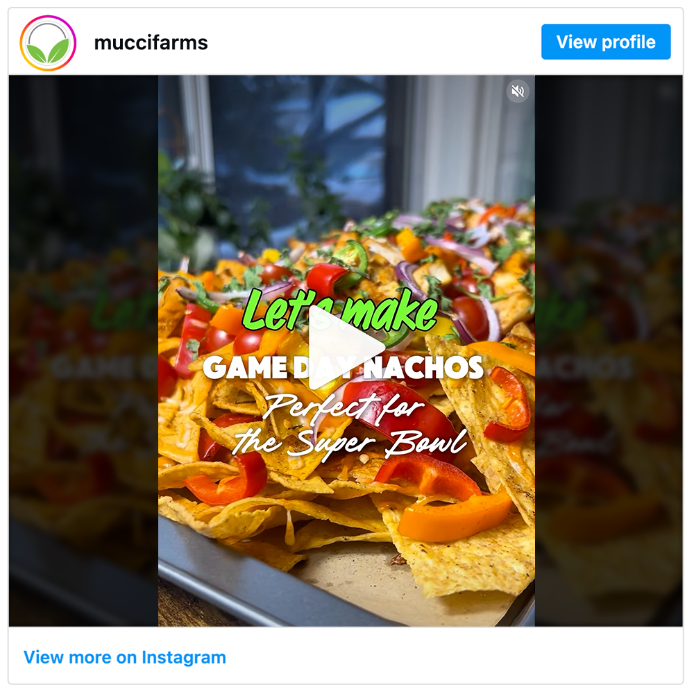 Get social with  Mucci Farms | February 16, 2026 5:00 AM
