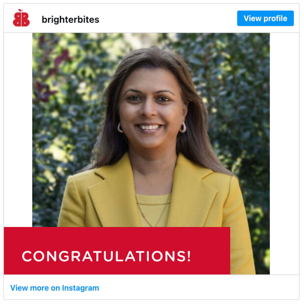 Get social with Brighter Bites | April 29, 2026 10:30 AM