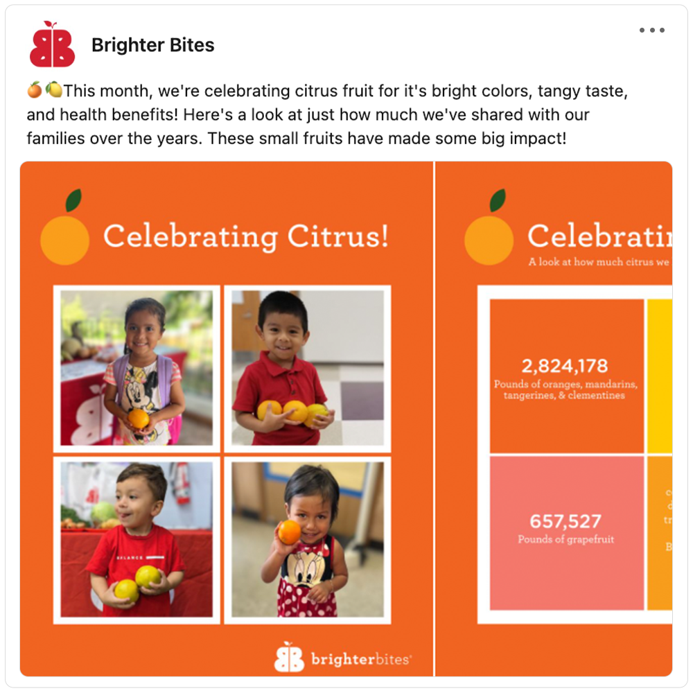 Get social with Brighter Bites | February 23, 2026 5:00 AM