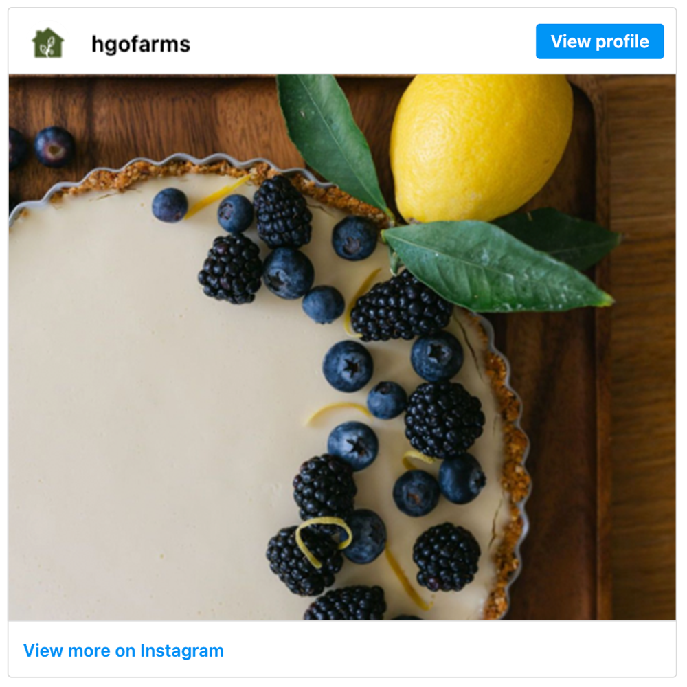 Get social with Homegrown Organic Farms | April 18, 2025 5:00 AM
