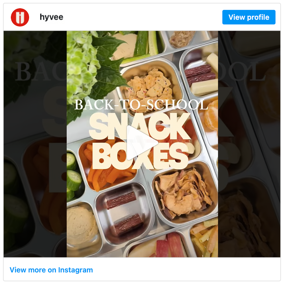 Get social with Hy-Vee Food Stores | August 14, 2026 10:30 AM