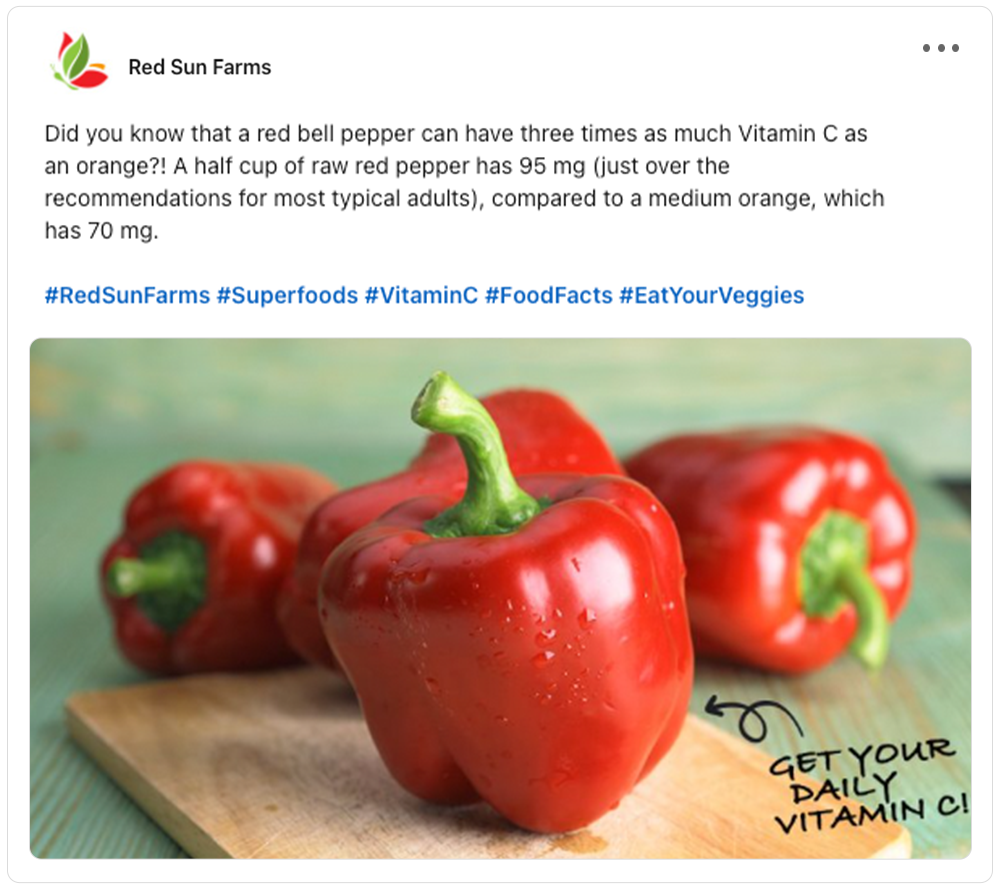 Get social with Red Sun Farms | October 2, 2025 5:00 AM