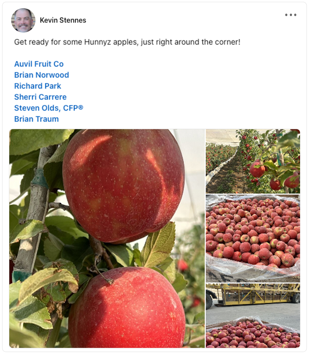 Get social with Auvil Fruit  | October 2, 2025 5:00 AM