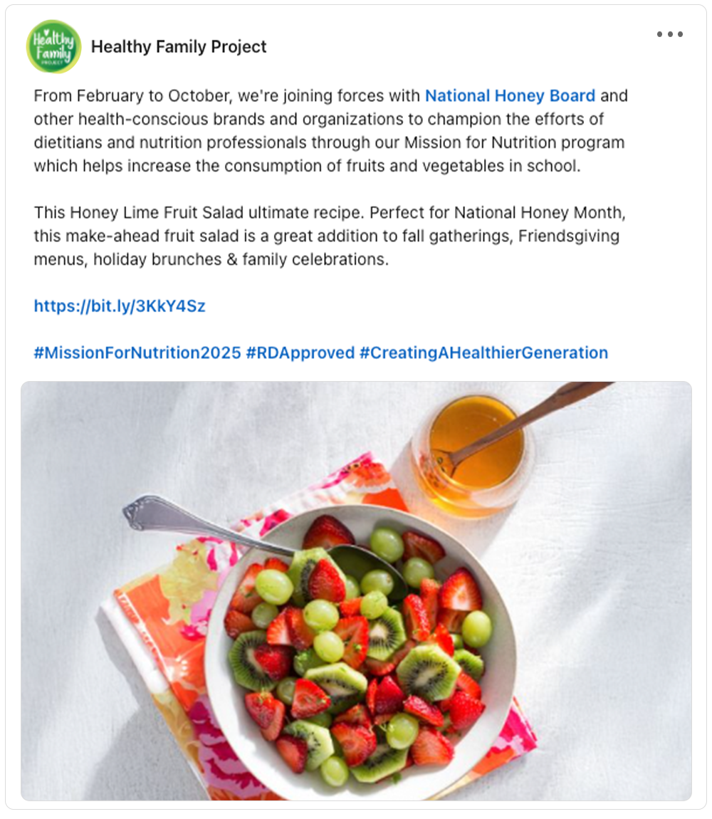 Get social with Healthy Family Project | October 6, 2025 5:00 AM