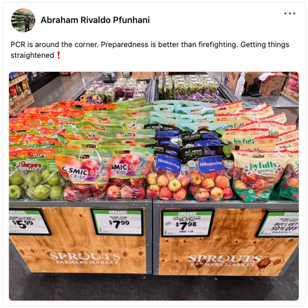 Get social with Sprout's Farmers Market | October 23, 2026 5:00 AM