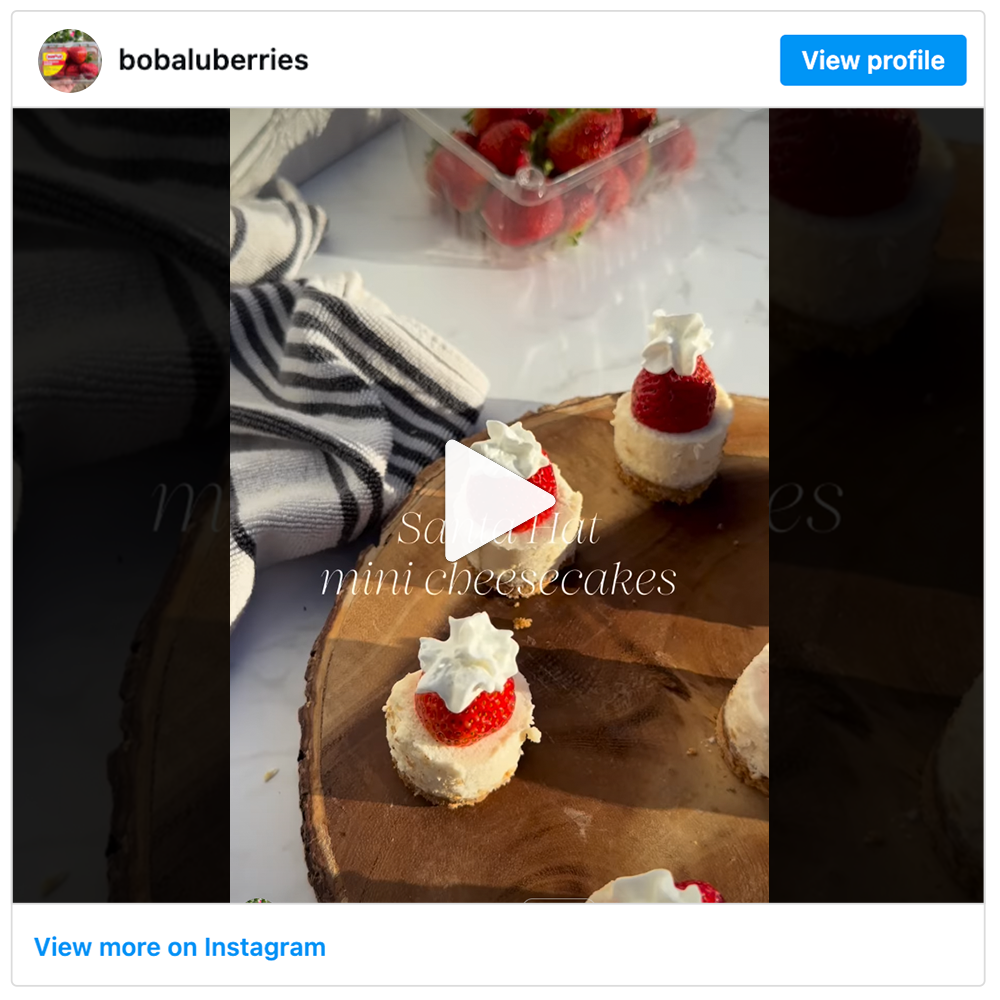 Get social with Bobalu Berries | December 11, 2025 10:30 AM
