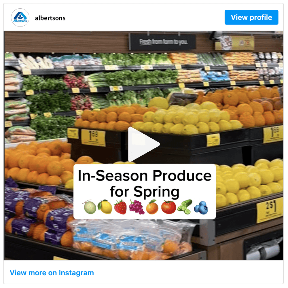 Get social with Albertsons | March 31, 2026 11:30 AM