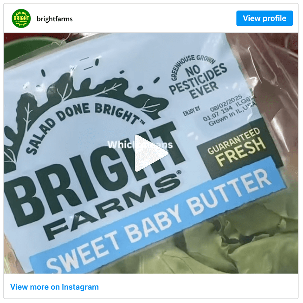 Get social with BrightFarms | October 8, 2025 10:30 AM