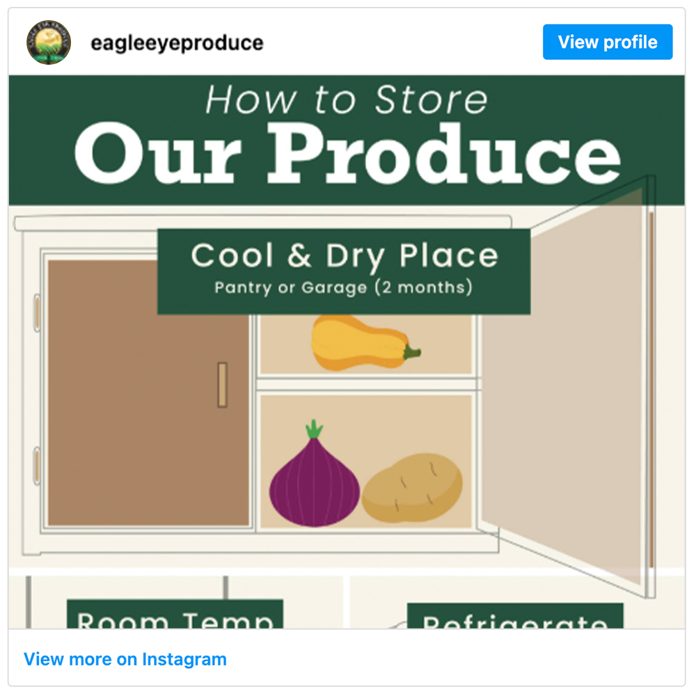 Get social with Eagle Eye Produce | April 16, 2025 10:30 AM