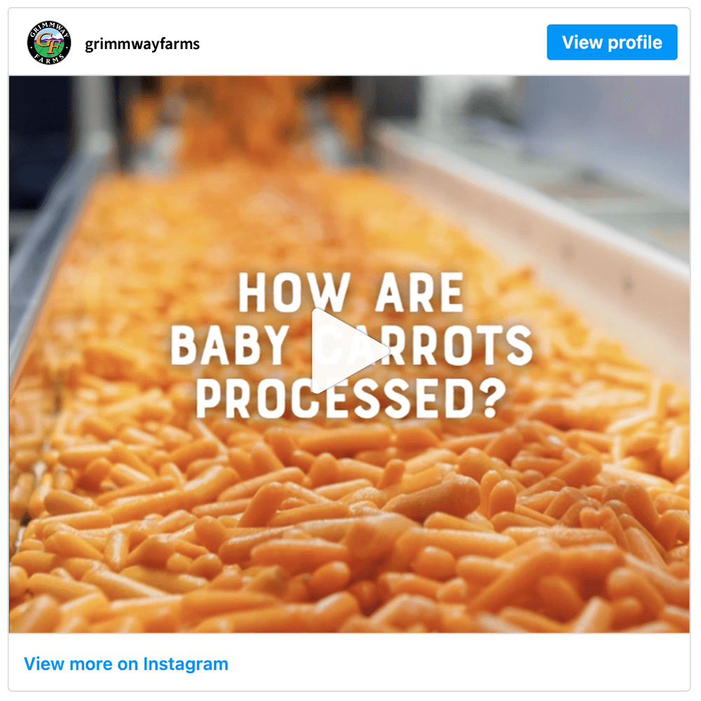 Get social with Grimmway Farms | April 24, 2025 10:30 AM