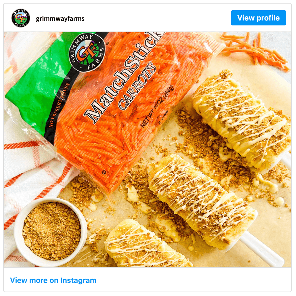 Get social with Grimmway Farms | July 21, 2025 10:30 AM