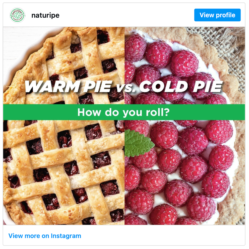 Get social with Naturipe Farms | October 8, 2026 10:30 AM