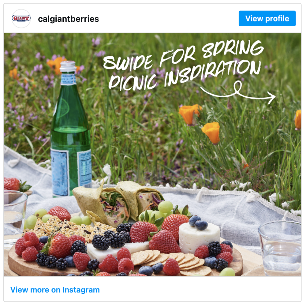 Get social with California Giant Berry Farms | March 11, 2026 11:30 AM