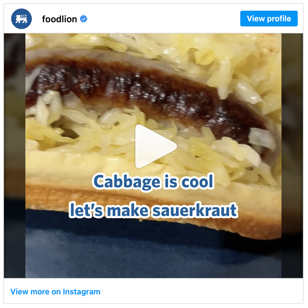 Get social with Food Lion | March 16, 2026 11:30 AM