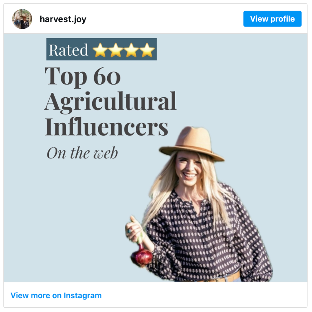Get social with Harvest Joy | September 2, 2026 10:30 AM