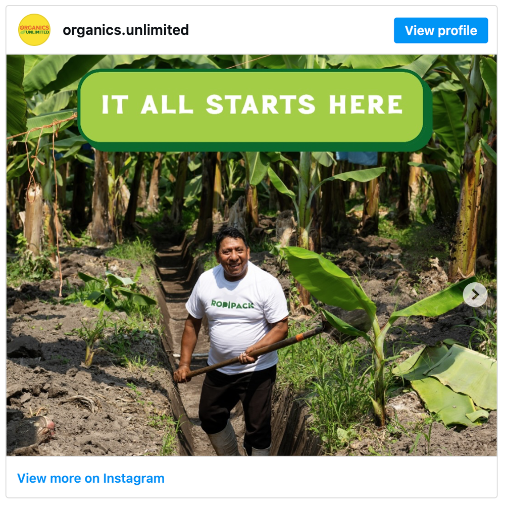 Get social with Organics Unlimited  | September 1, 2026 10:30 AM