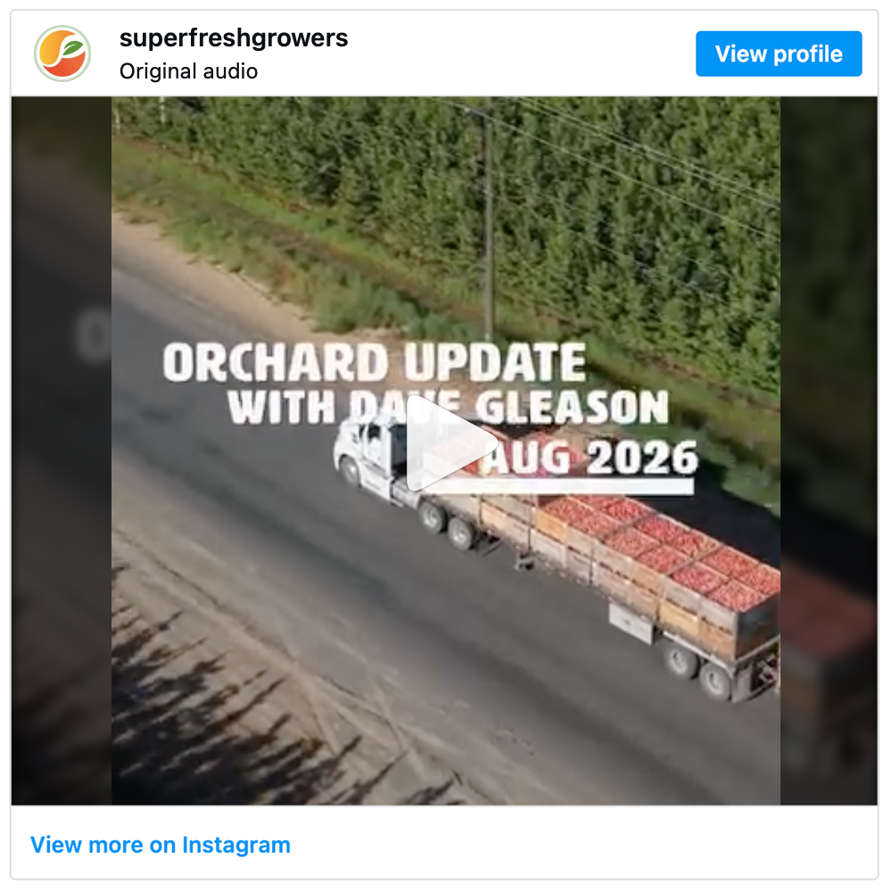 Get social with Superfresh Growers® | September 1, 2026 5:00 AM