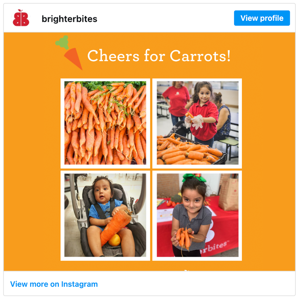 Get social with Brighter Bites | March 24, 2026 11:30 AM