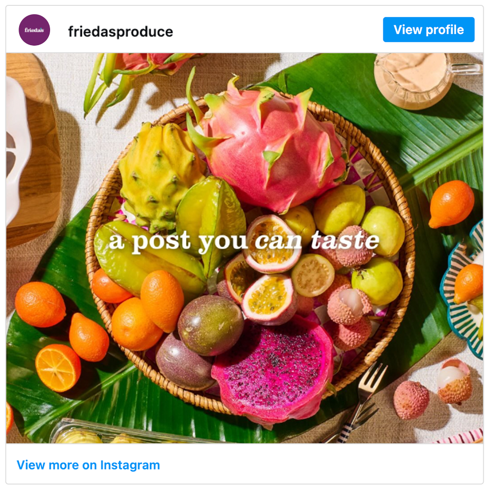 Get social with Frieda's | March 26, 2026 6:00 AM