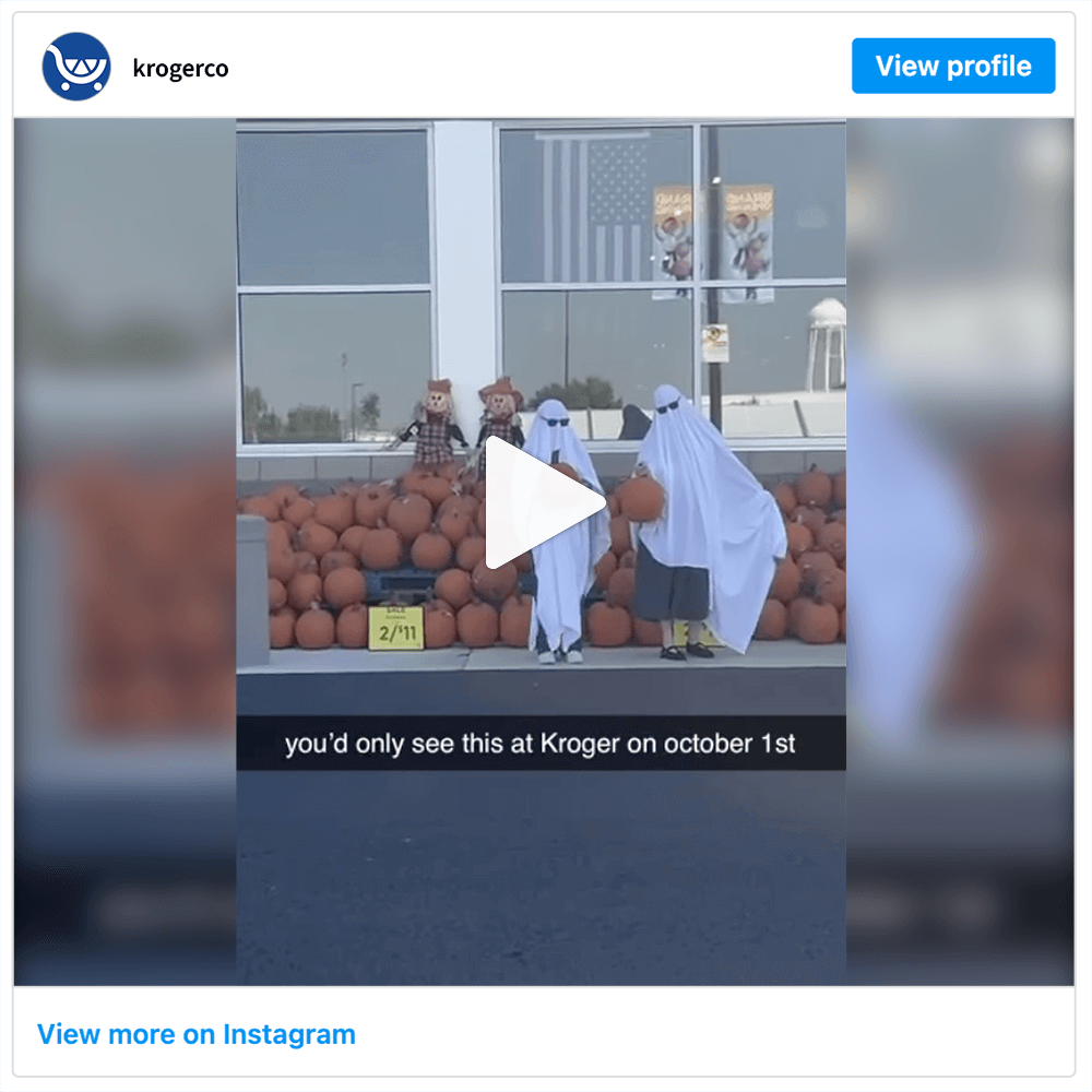 Get social with Kroger | October 7, 2025 10:30 AM
