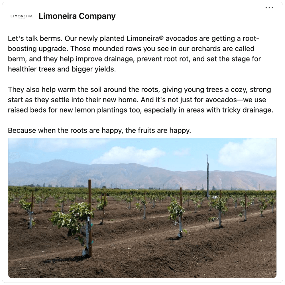 Get social with Limoneira | July 18, 2025 5:00 AM