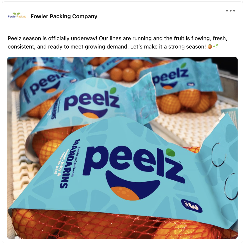 Get social with Fowler Packing Peelz | November 25, 2025 10:30 AM