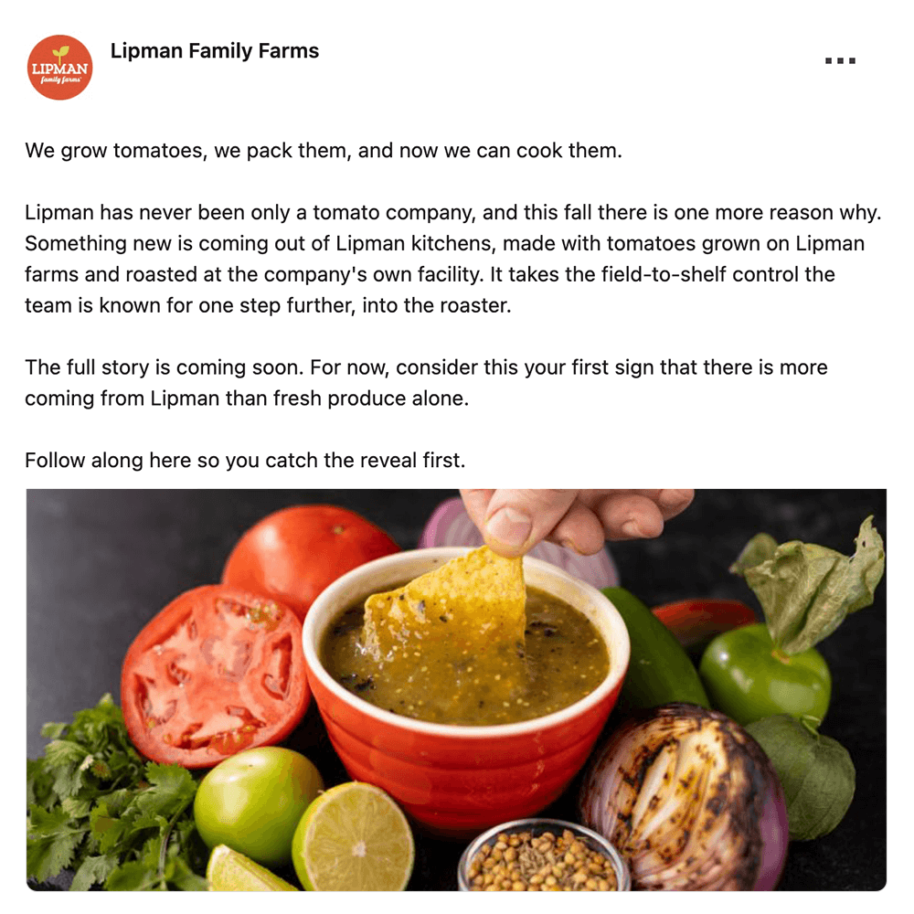 Get social with Lipman Produce | September 23, 2026 10:30 AM