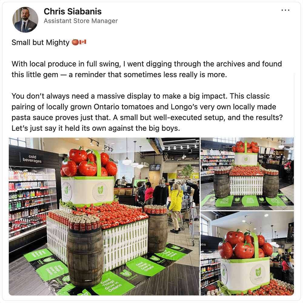 Get social with Longo's Markets | July 18, 2025 5:00 AM