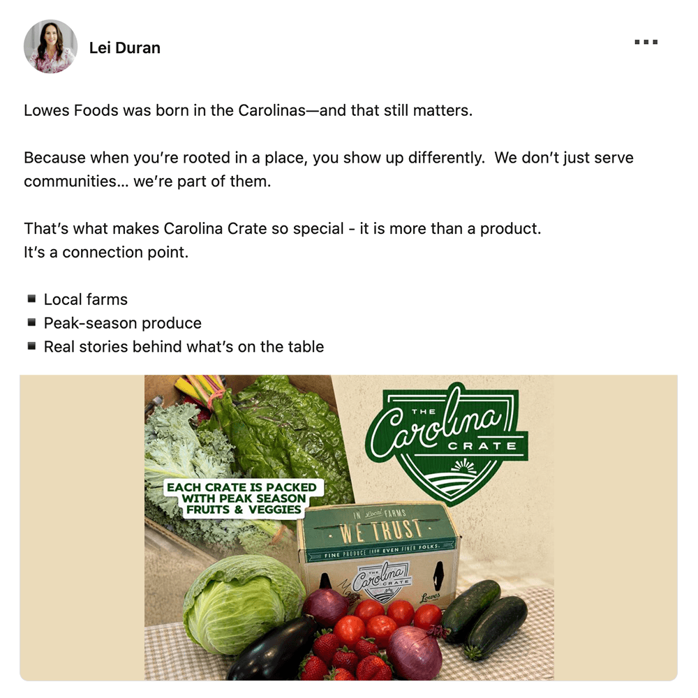 Get social with Lowes Foods | May 11, 2026 5:00 AM