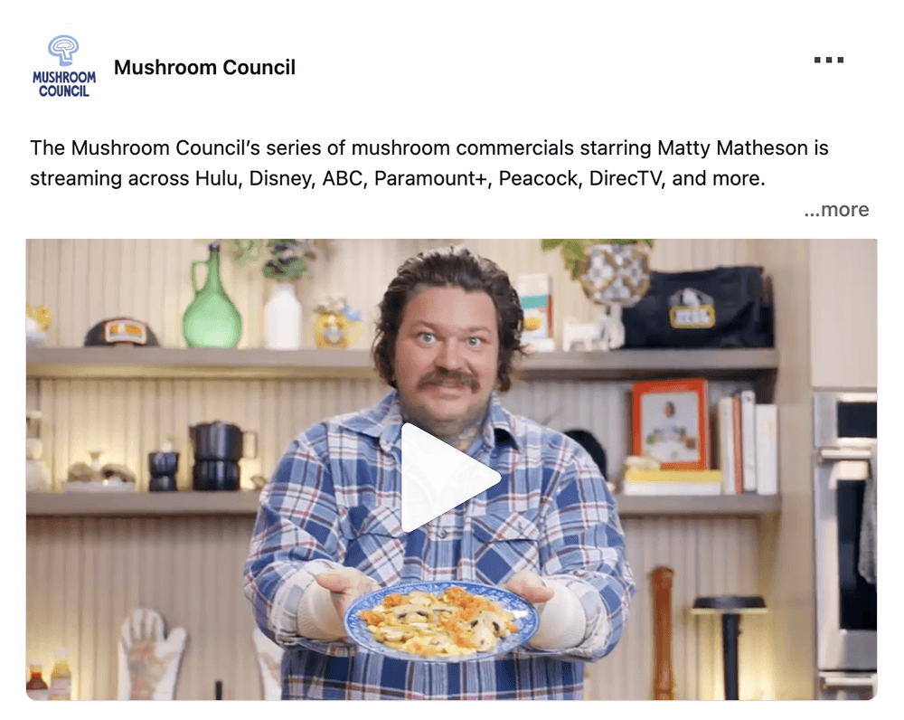 Get social with Mushroom Council | May 11, 2026 5:00 AM