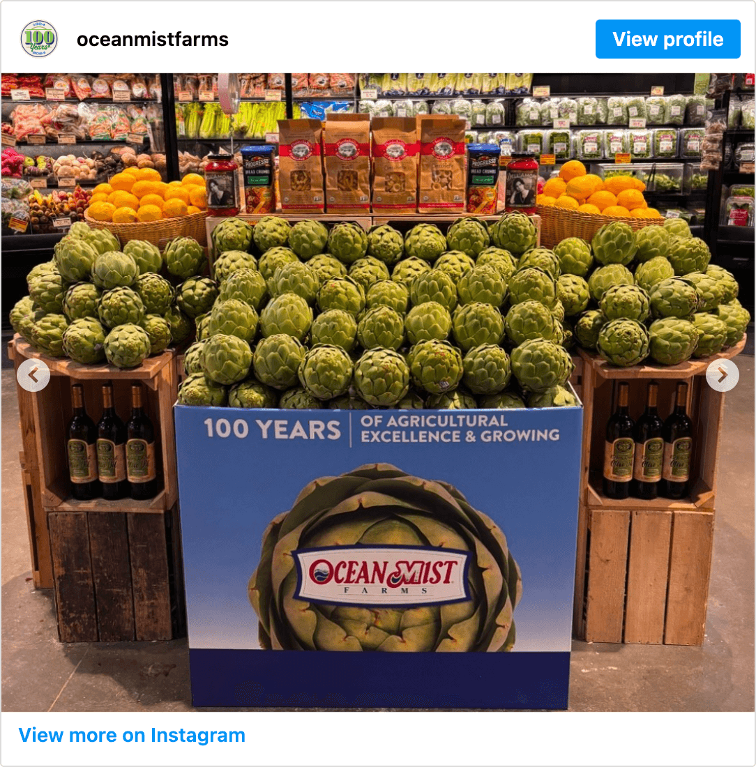 Get social with Ocean Mist® Farms | January 23, 2025 5:00 AM