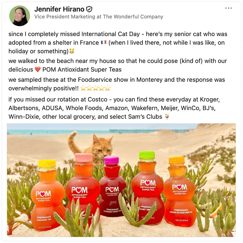 Get social with POM Wonderful  | August 29, 2025 10:30 AM